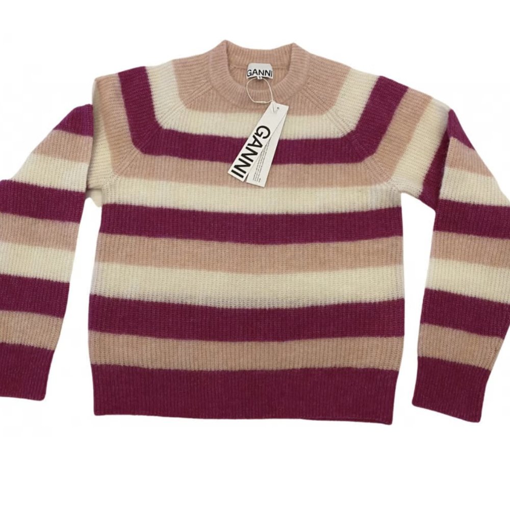GANNI Wool Jumper, Size L, Genuine, NWT